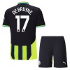 Maglia ufficiale Manchester City De Bruyne 17 Trasferta 2024-25 per Bambino